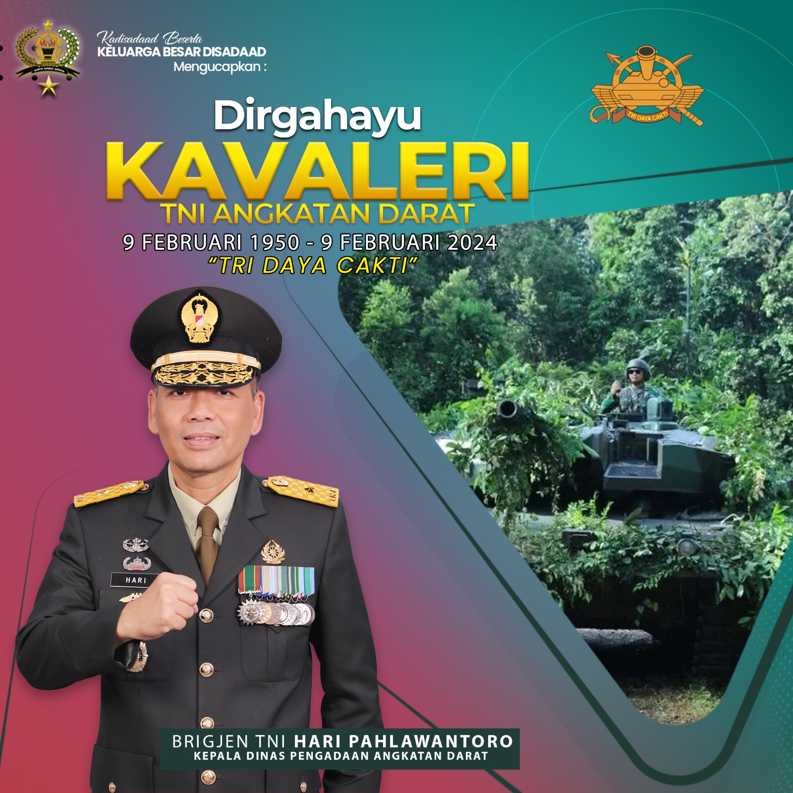 Dirgahayu Kavaleri TNI Angkatan Darat