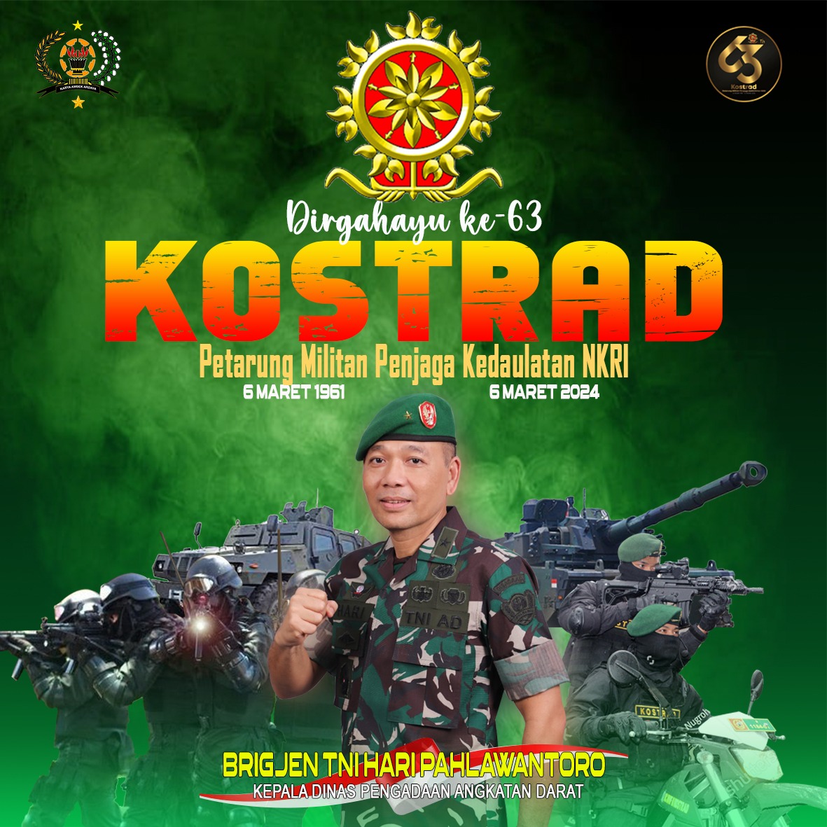Dirgahayu Ke – 63 Kostrad