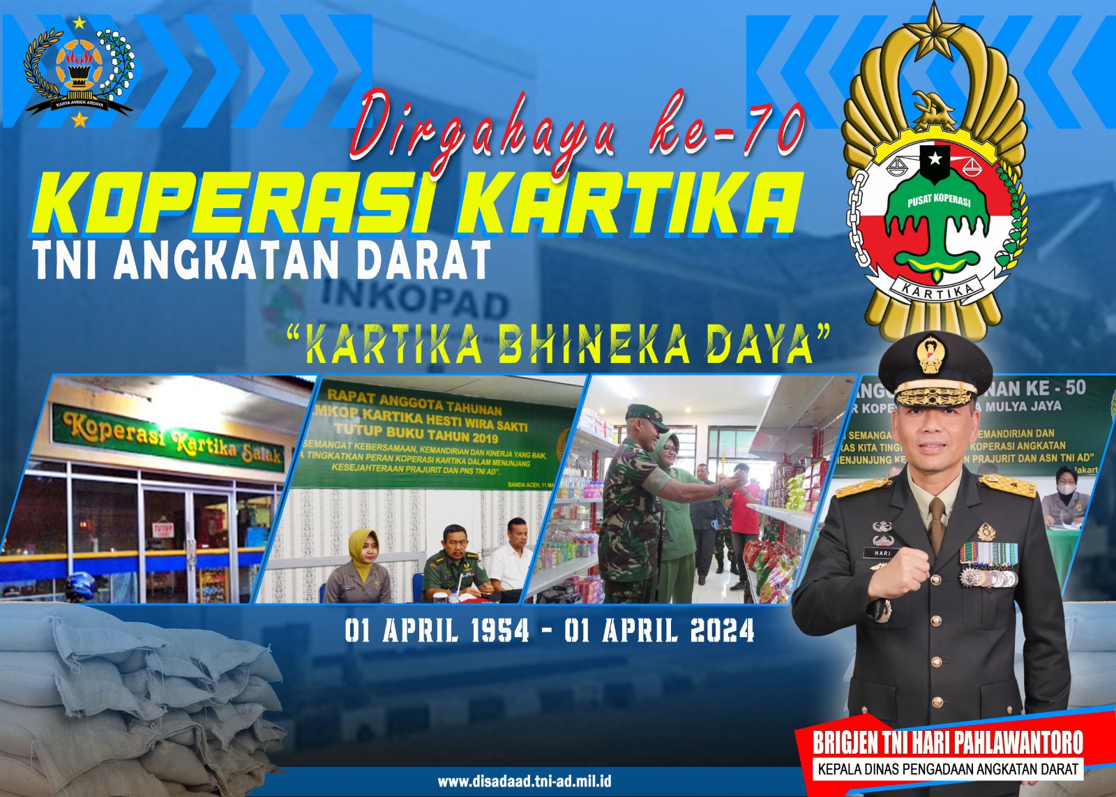 Dirgahayu Koperasi Kartika TNI Angkatan Darat