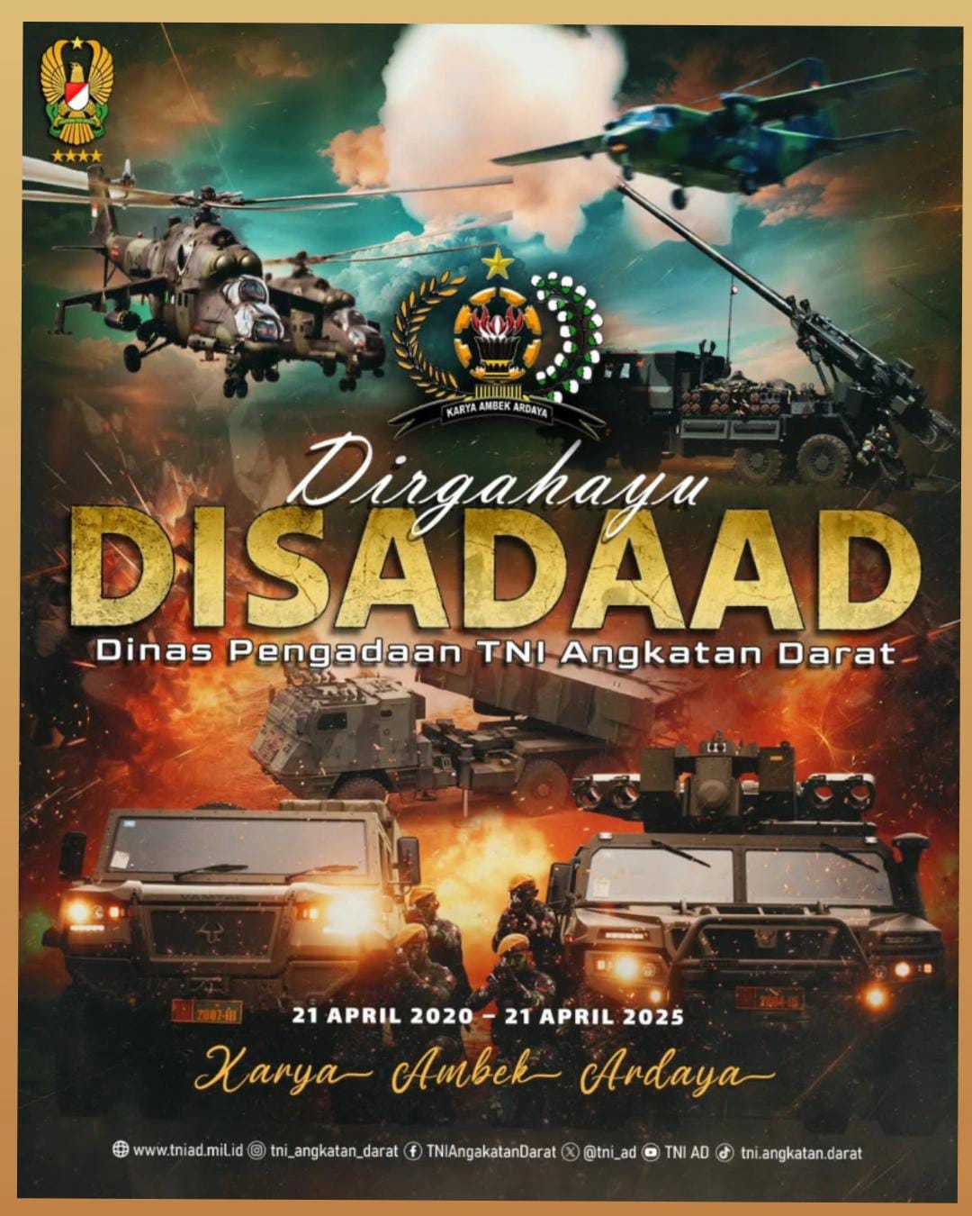 ULANG TAHUN DINAS PENGADAAN TNI AD