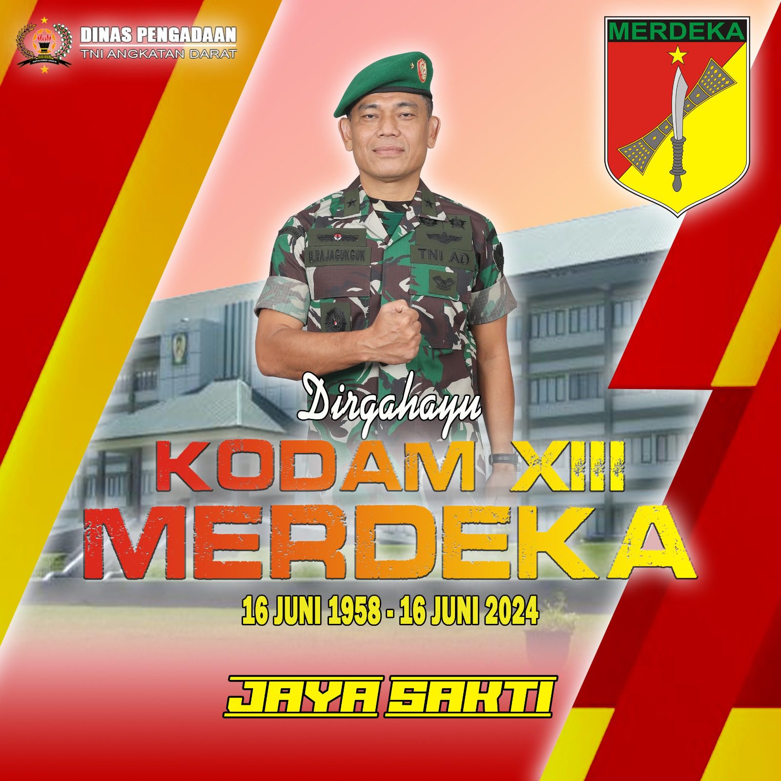 Dirgahayu KODAM III/MERDEKA