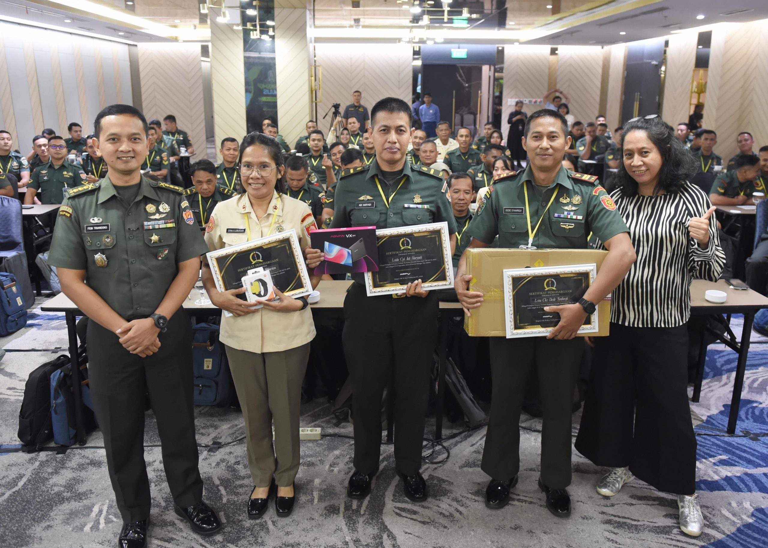 Disadaad Peringkat KE II Pada Workshop Menulis Penerangan TNI AD TA 2024