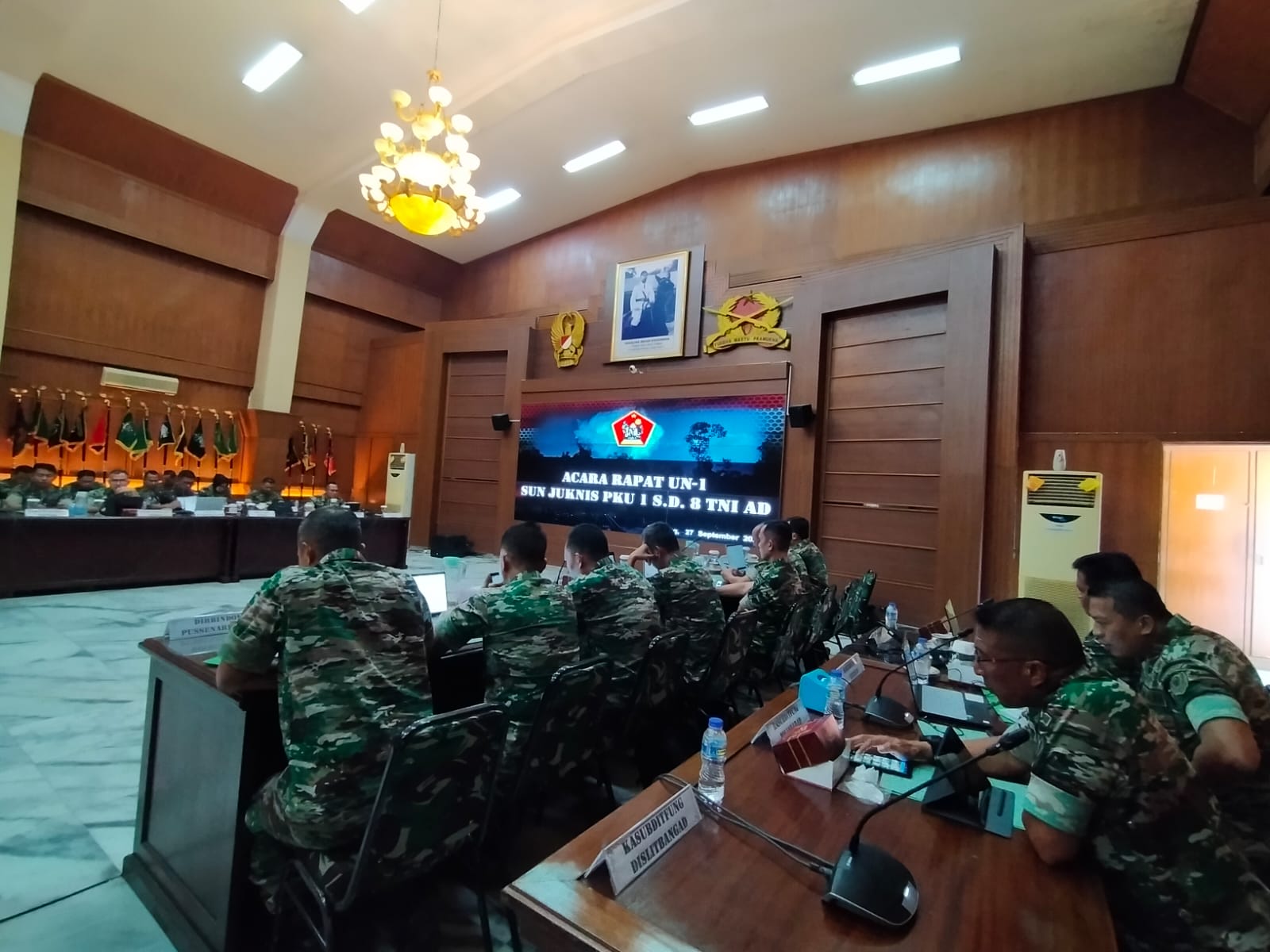 Hadiri Rapat Uji Naskah 1 LETKOL TONY RIYANTO S.SOS