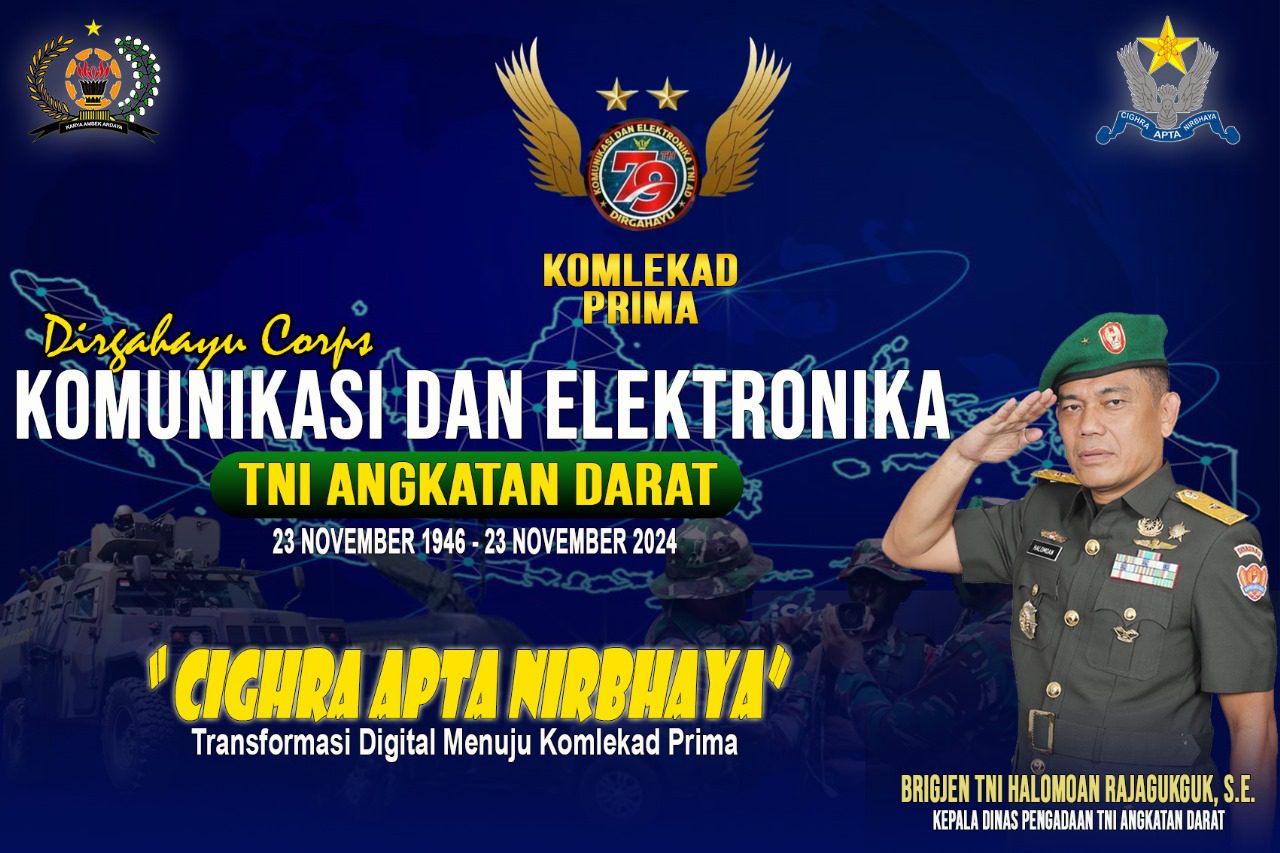 Dirgahayu Korps KOMUNIKASI DAN ELEKTRONIKA TNI ANGKATAN DARAT