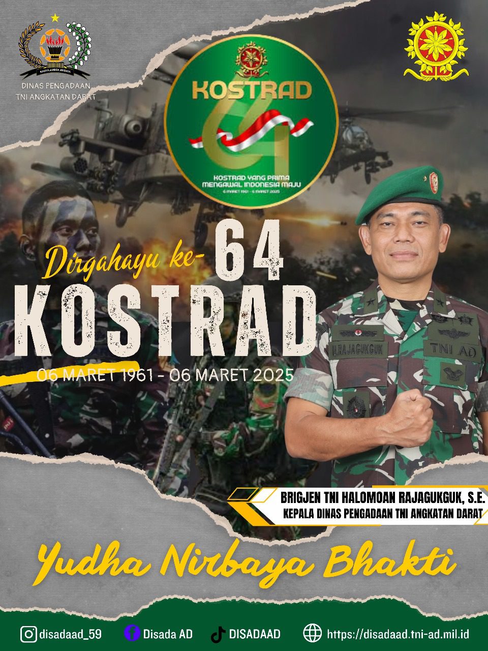 Dirgahayu KOSTRAD Ke – 64