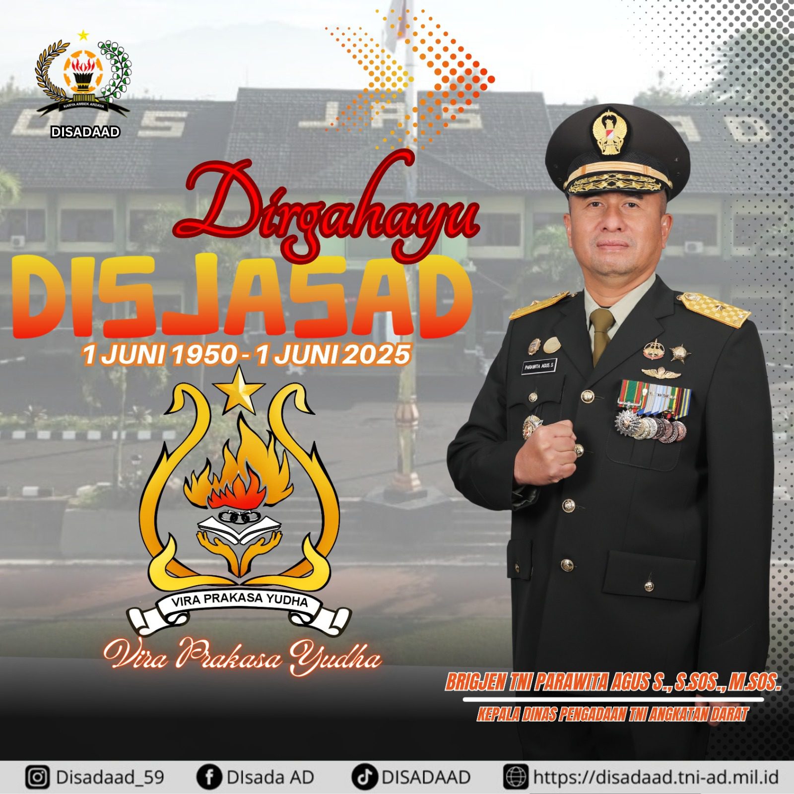 Dirgahayu DINAS JASMANI TNI AD