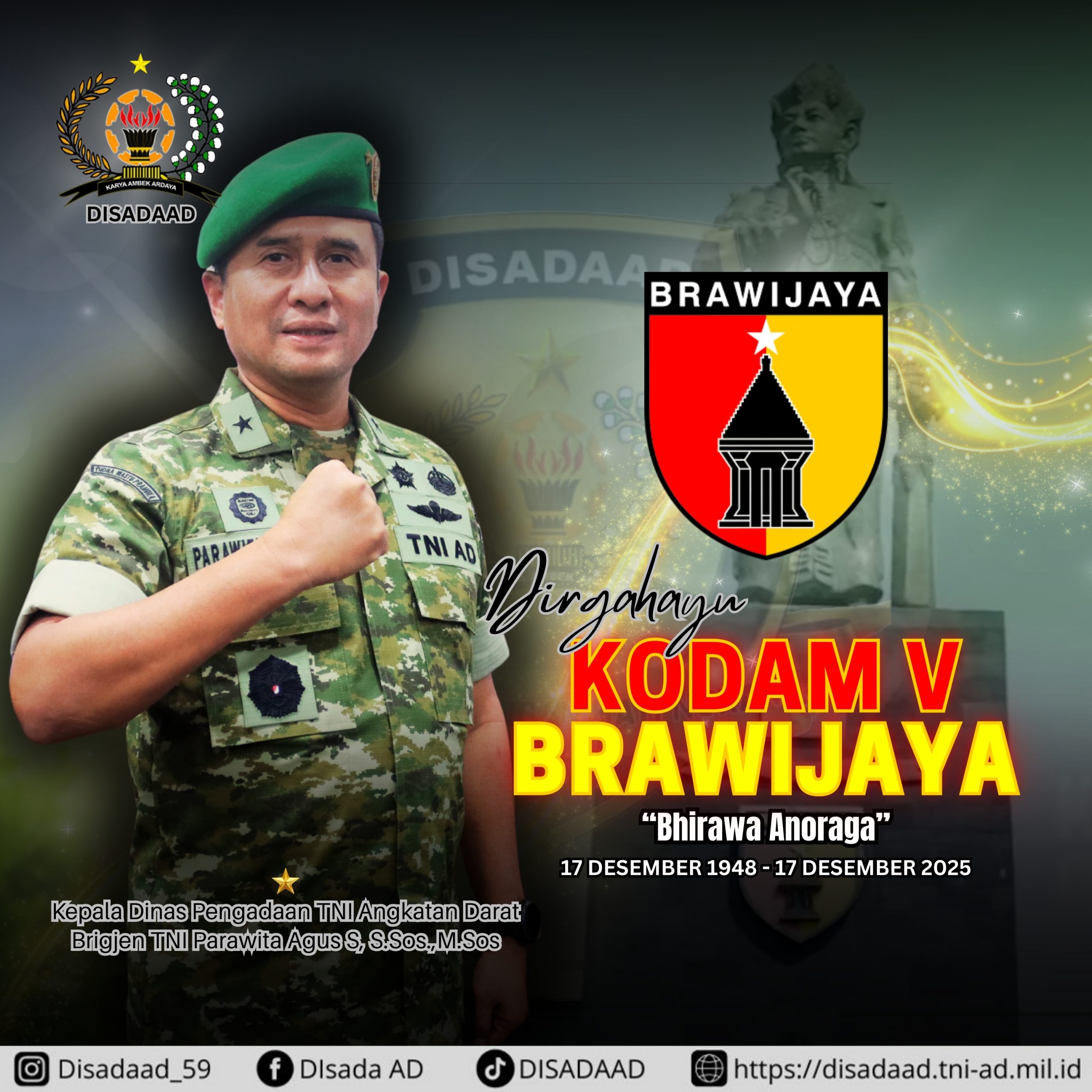 Dirgahayu KODAM V BRAWIJAYA