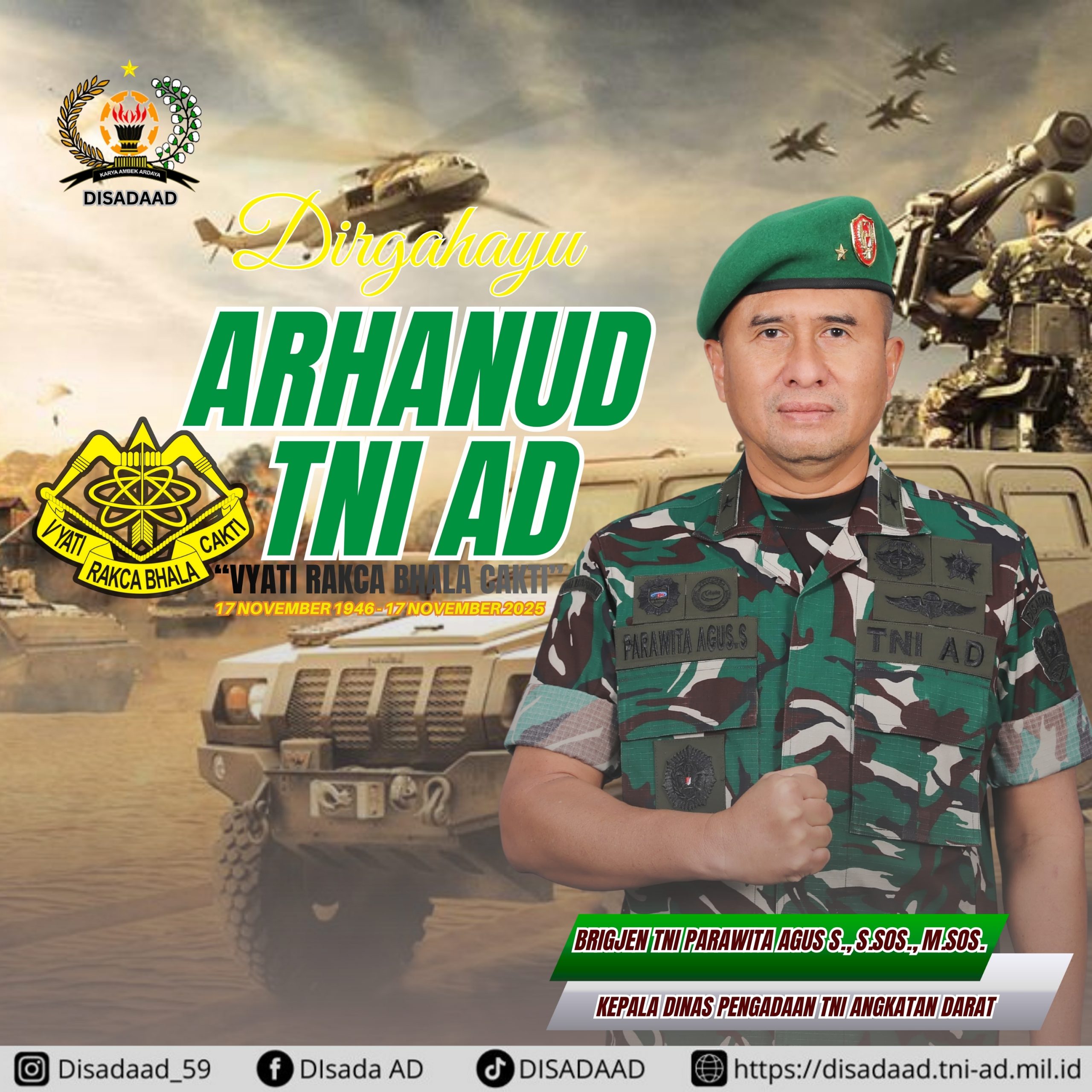 Dirgahayu ARHANUD TNI AD