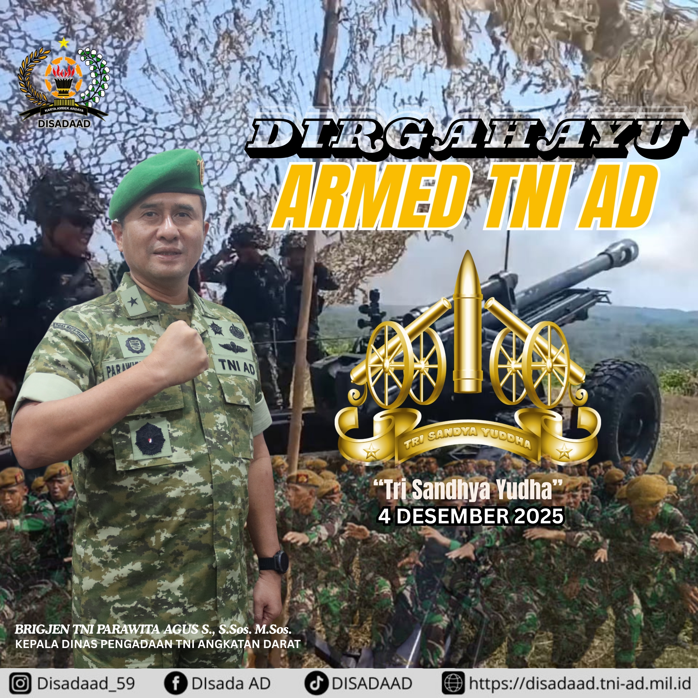 Dirgahayu ARMED TNI AD