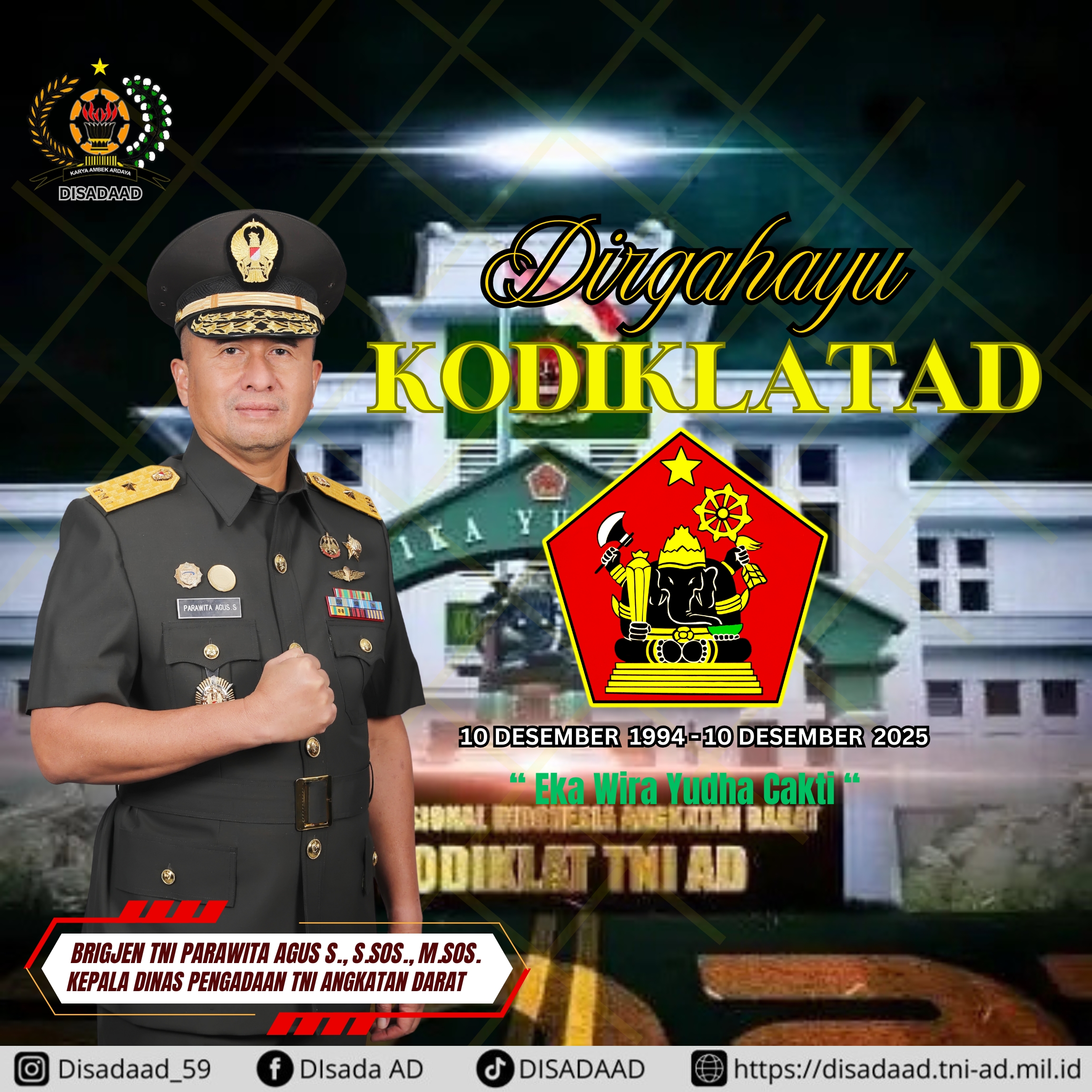 Dirgahayu KODIKLATAD