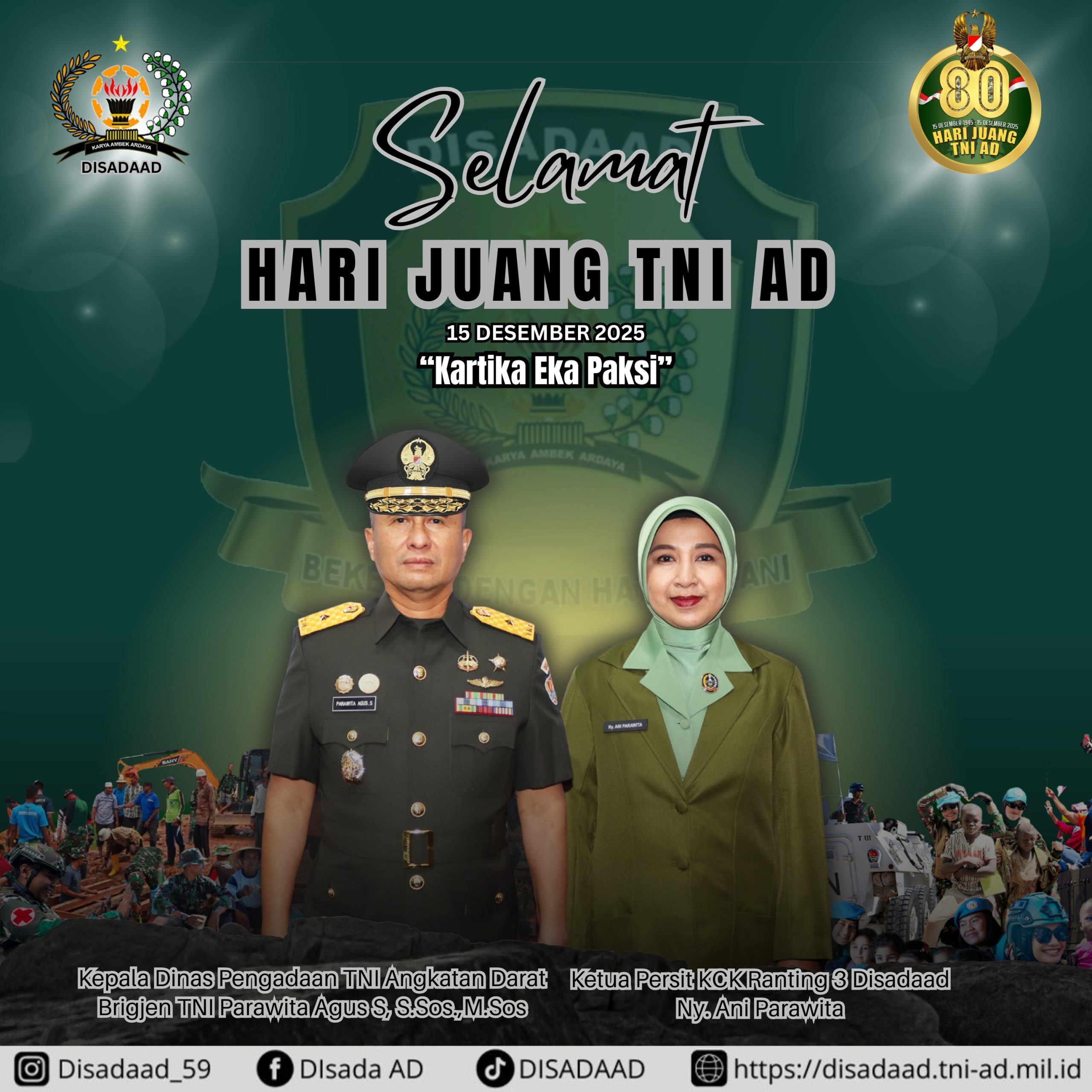 Selamat HARI JUANG TNI AD