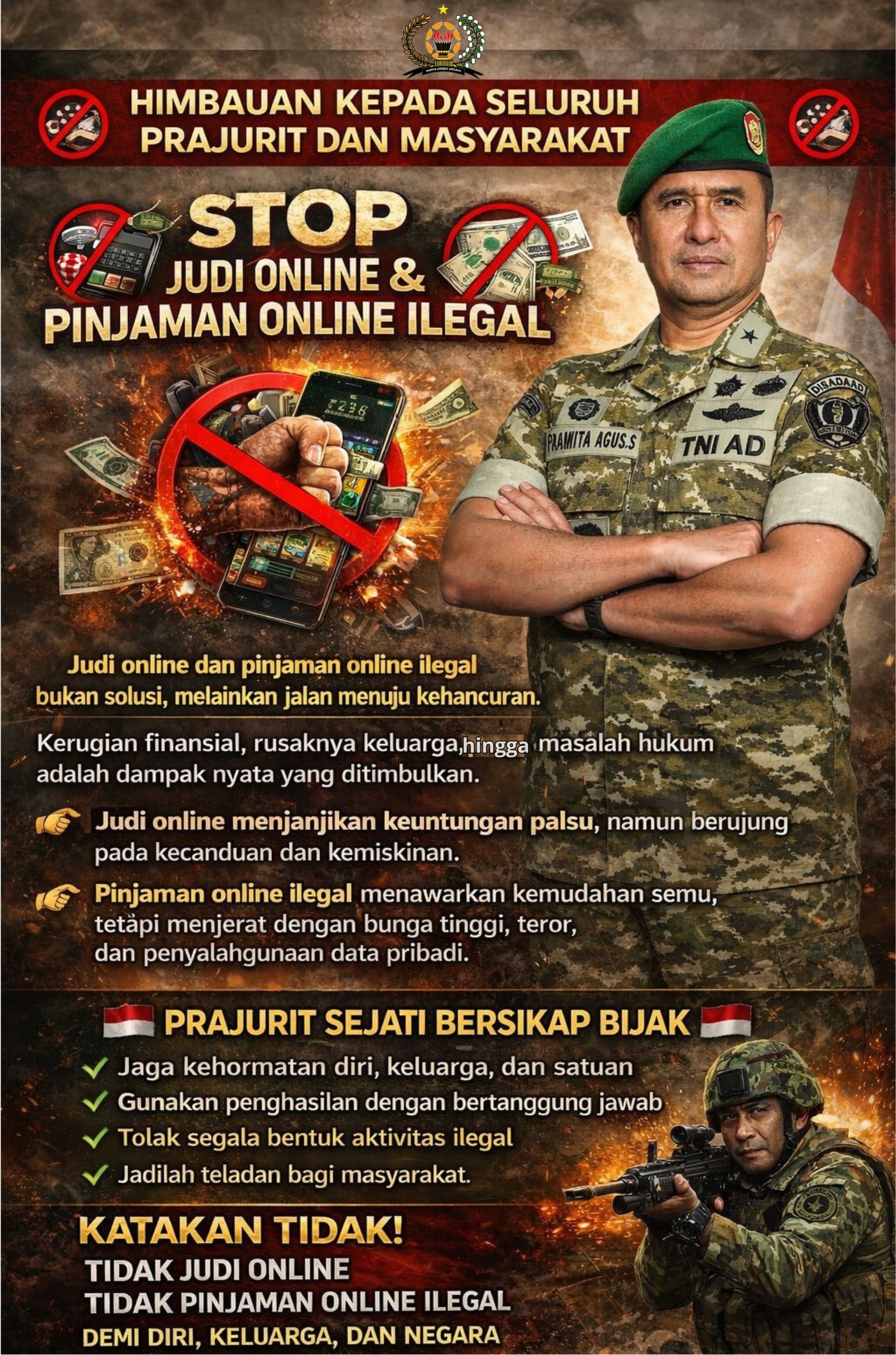 HIMBAUAN KEPADA PRAJURIT