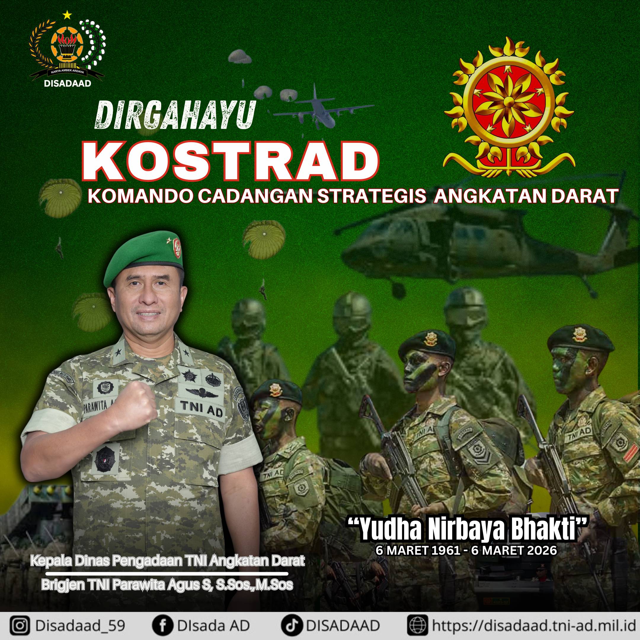 Dirgahayu KOSTRAD