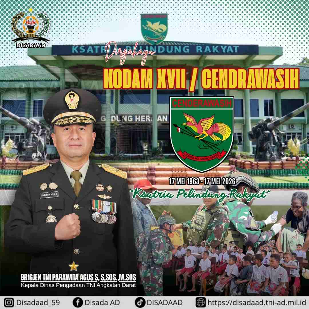 Dirgahayu KODAM XII/CENDRAWASIH