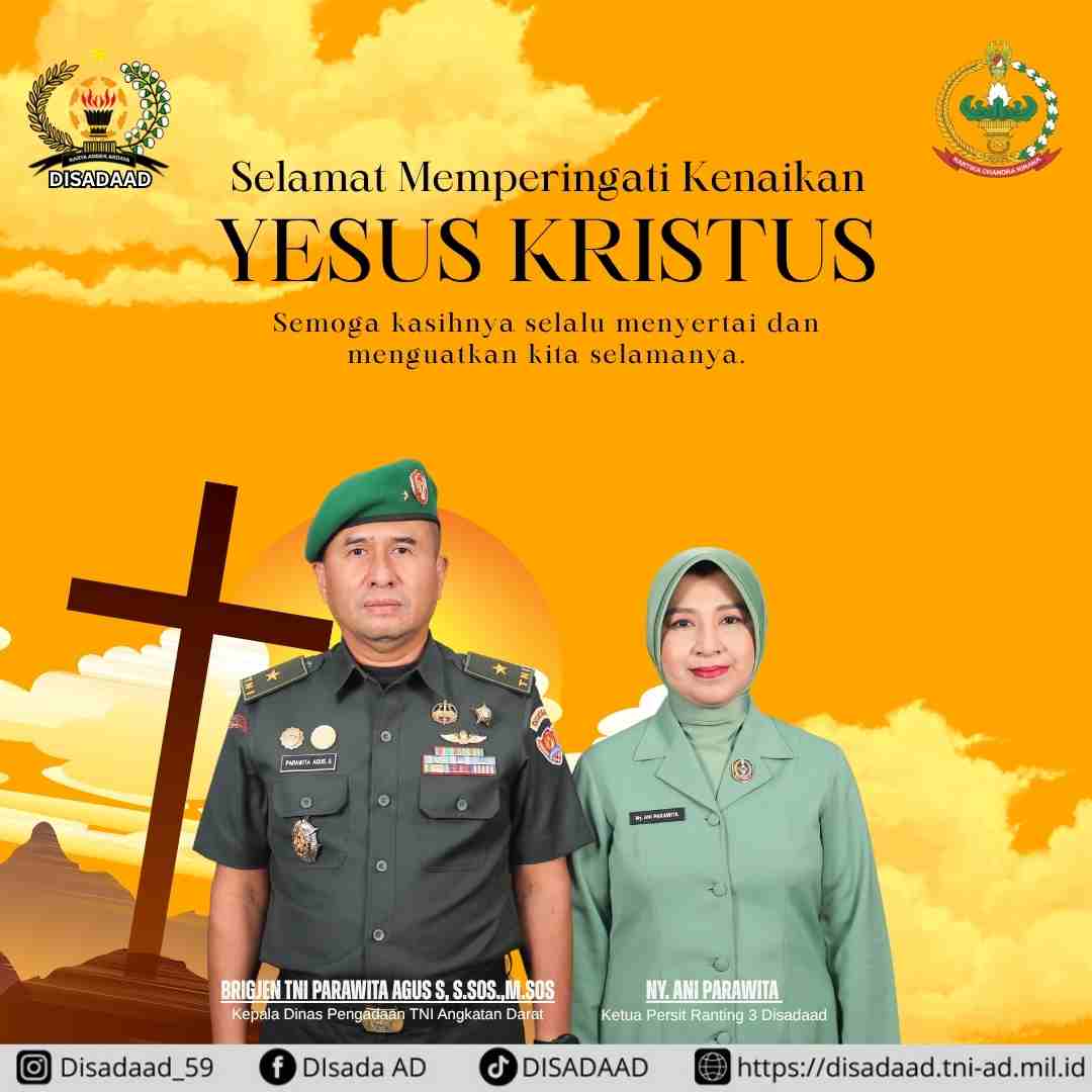 Selamat Memperingati Kenaikan YESUS KRISTUS