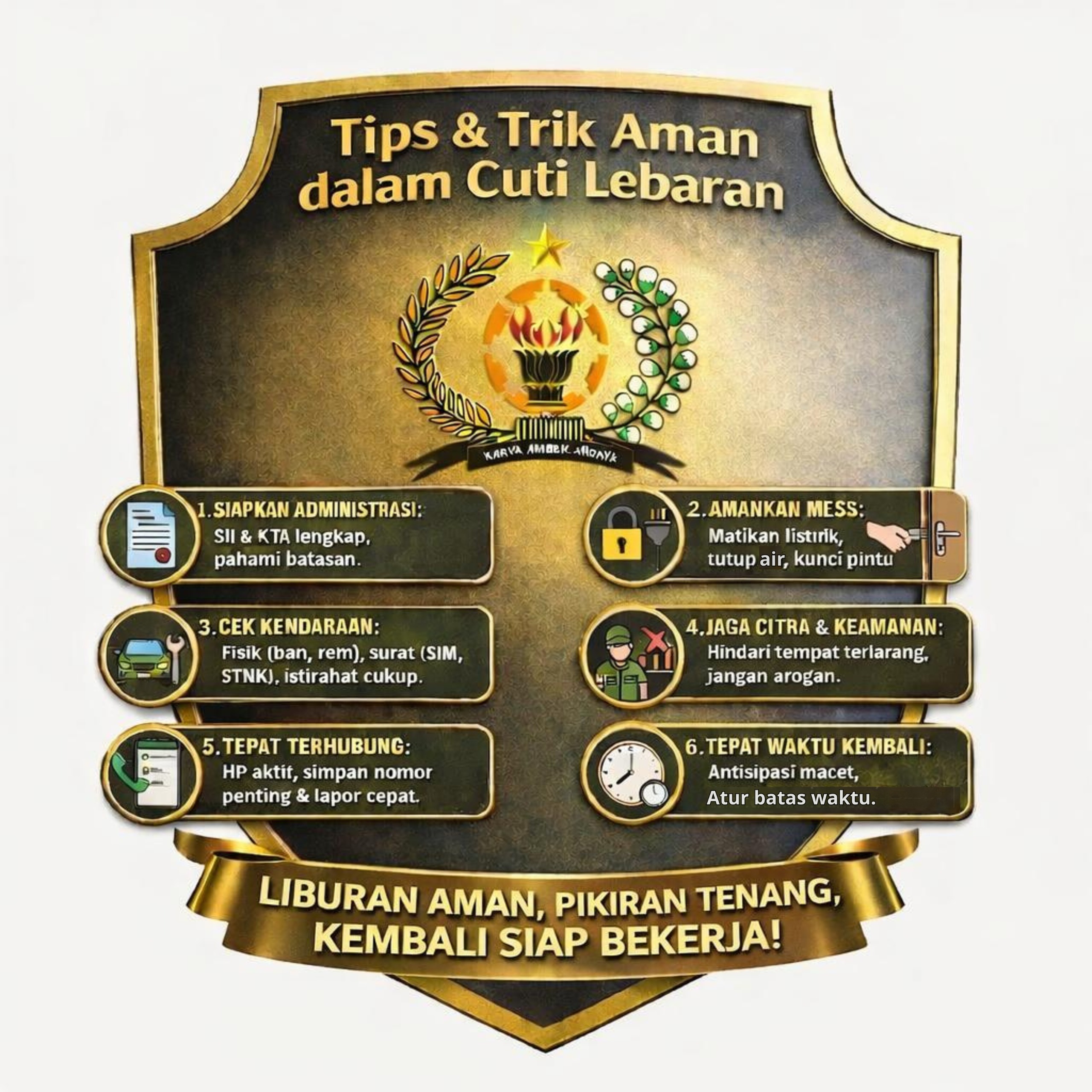 Tips & Trik Aman dalam Cuti Lebaran