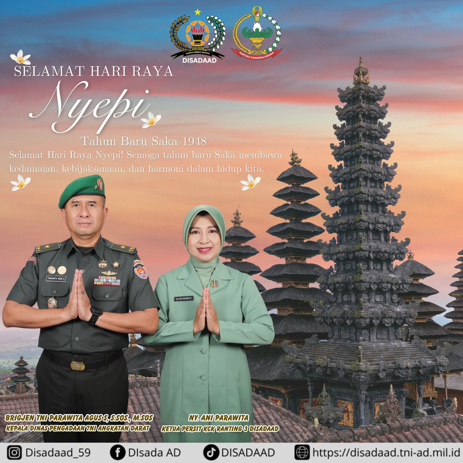 Selamat Hari Raya Nyepi dan Tahun Baru Saka 1948