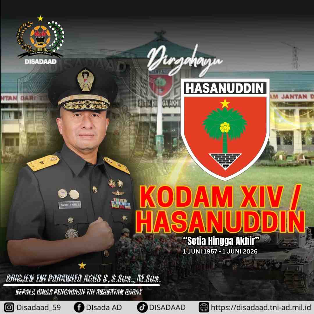 Dirgahayu KODAM XIV / HASANUDDIN